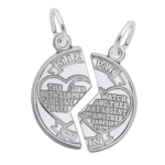 Rembrandt SS Mizpah Charm