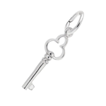 Rembrandt SS Antique Trefoil Key Charm