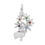 Rembrandt SS Bouquet of Flowers Charm