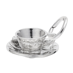 Rembrandt SS Tea Cup & Saucer Charm