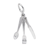 Rembrandt SS Eating Utensils Charm