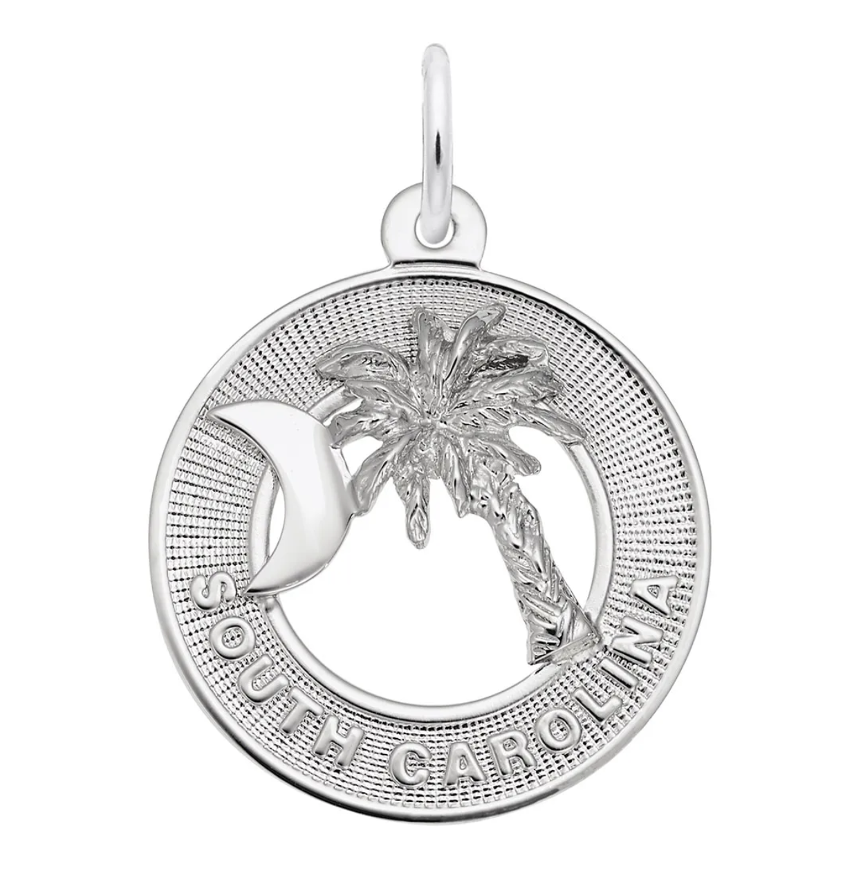 Rembrandt SS South Carolina Palmetto Ring Charm Angel Haven Specialty