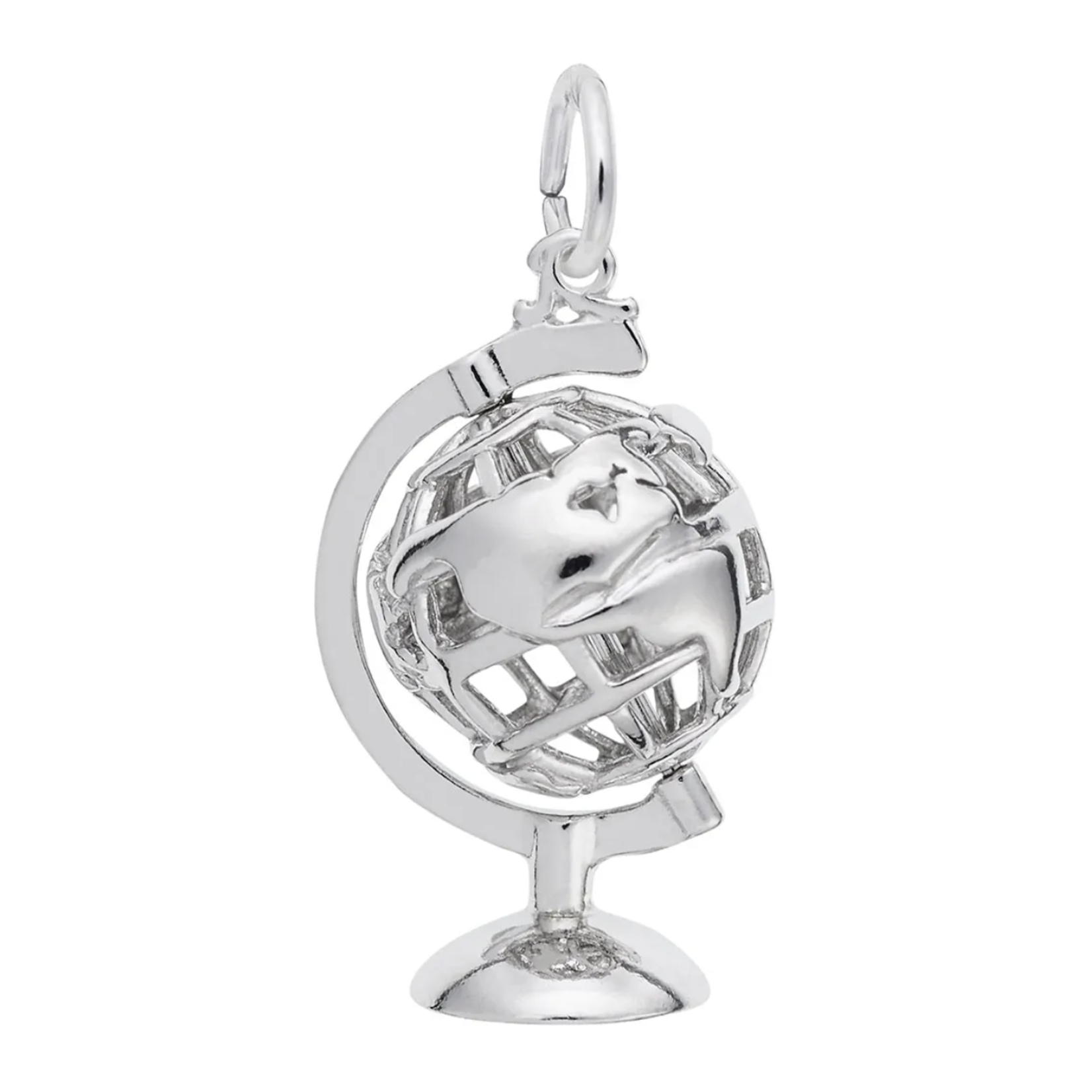 Rembrandt SS 3D Globe Charm