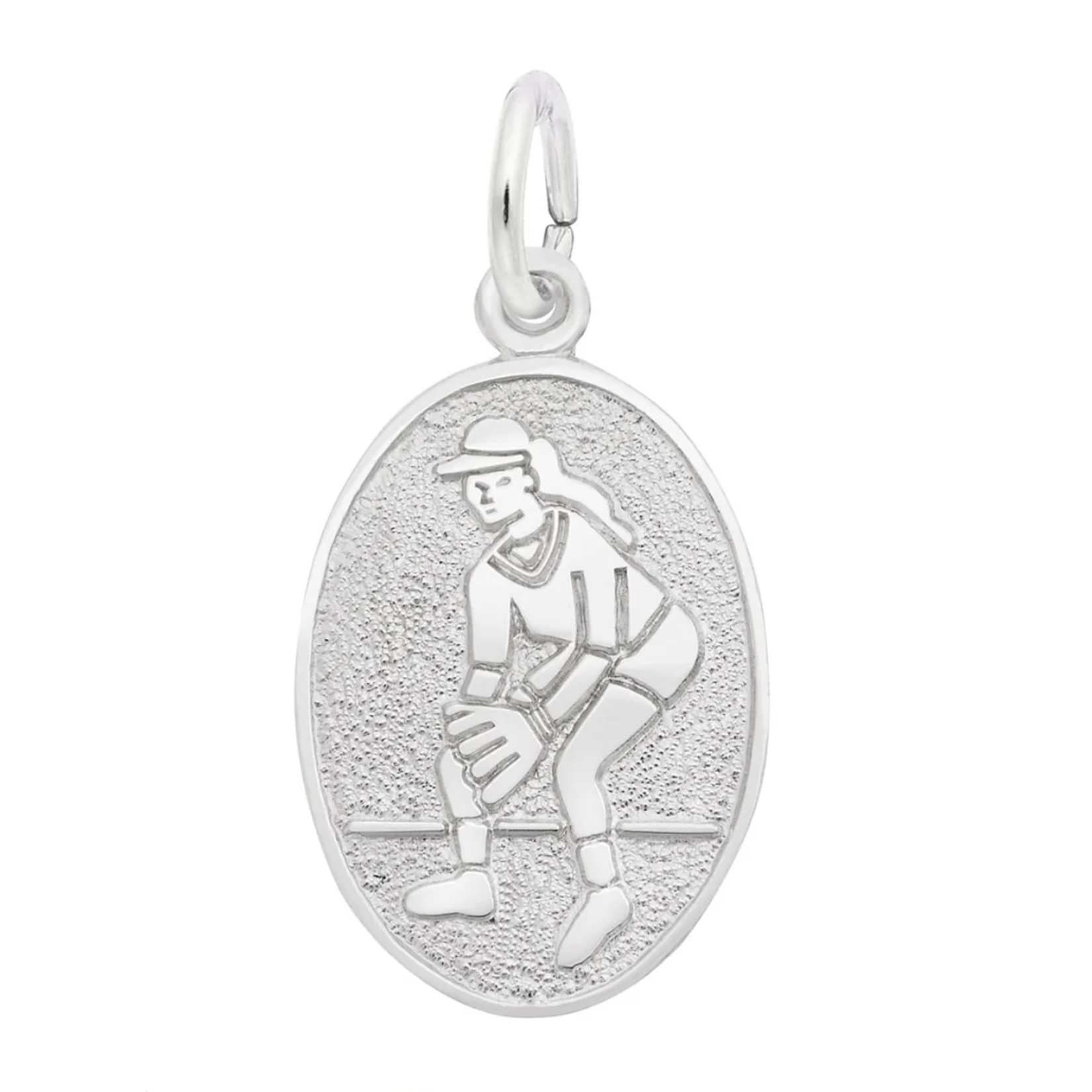 Rembrandt SS Softball Oval Disc Charm