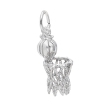 Rembrandt SS Basketball Hoop & Net Charm