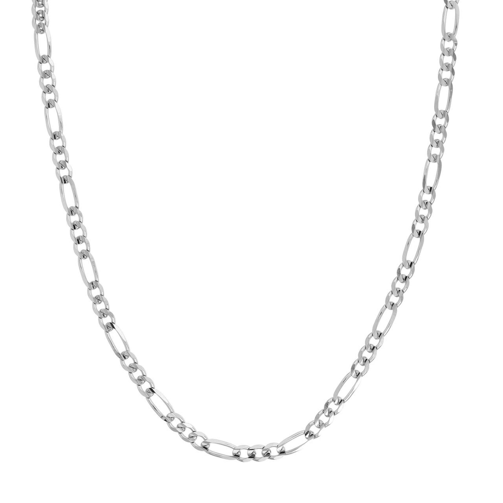 Midas SS 4.75mm Concave Figaro Chain