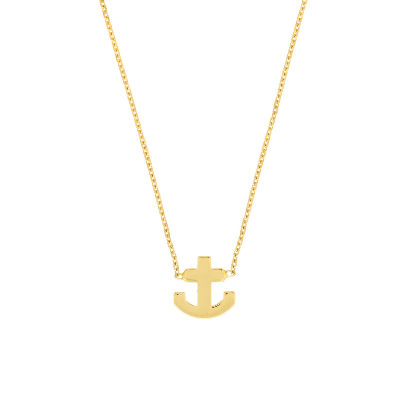 Midas 14K Mini Anchor Necklace