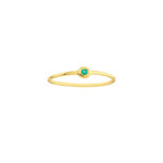 Midas 14K Emerald Bezel Ring