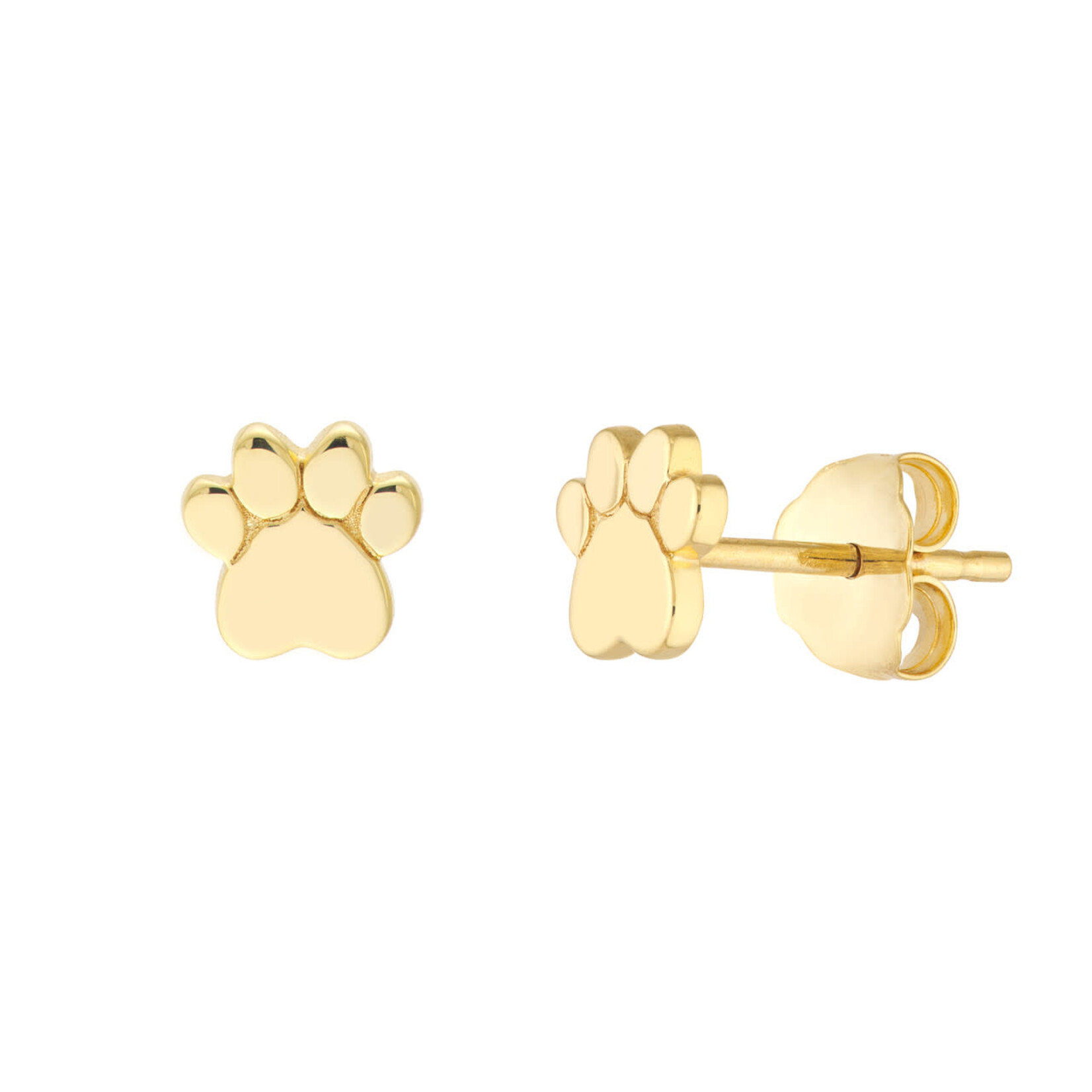 Midas 14K Dog Paw Earrings