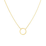 Midas Open Wire Circle Necklace