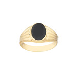 Midas Oval Onyx Signet Ring