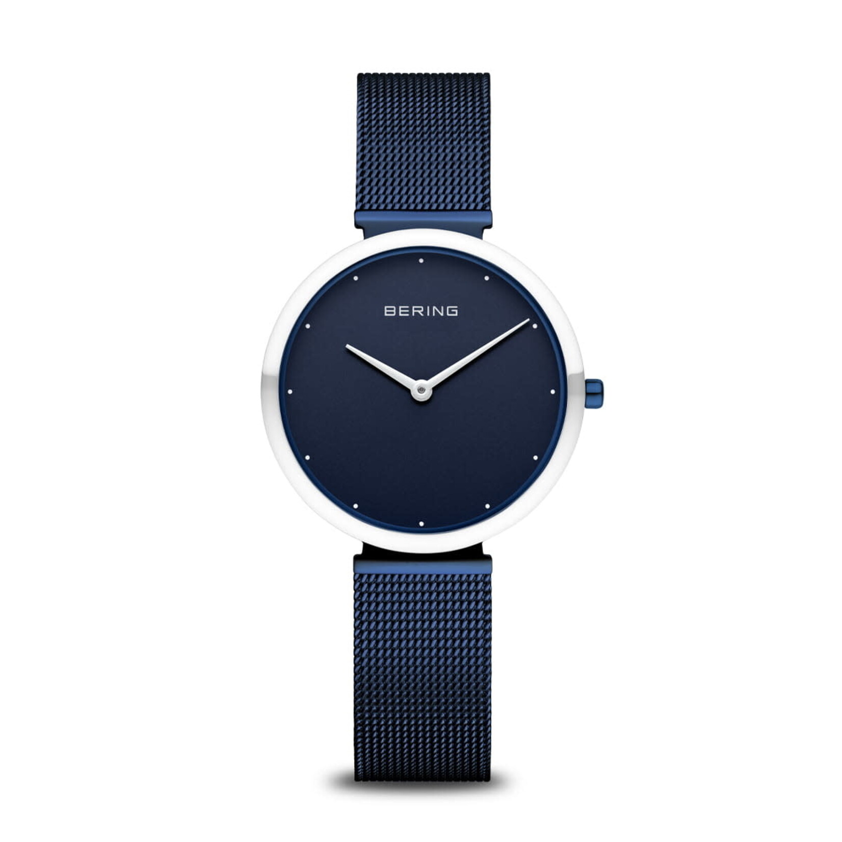 Bering Navy White Ceramic Watch