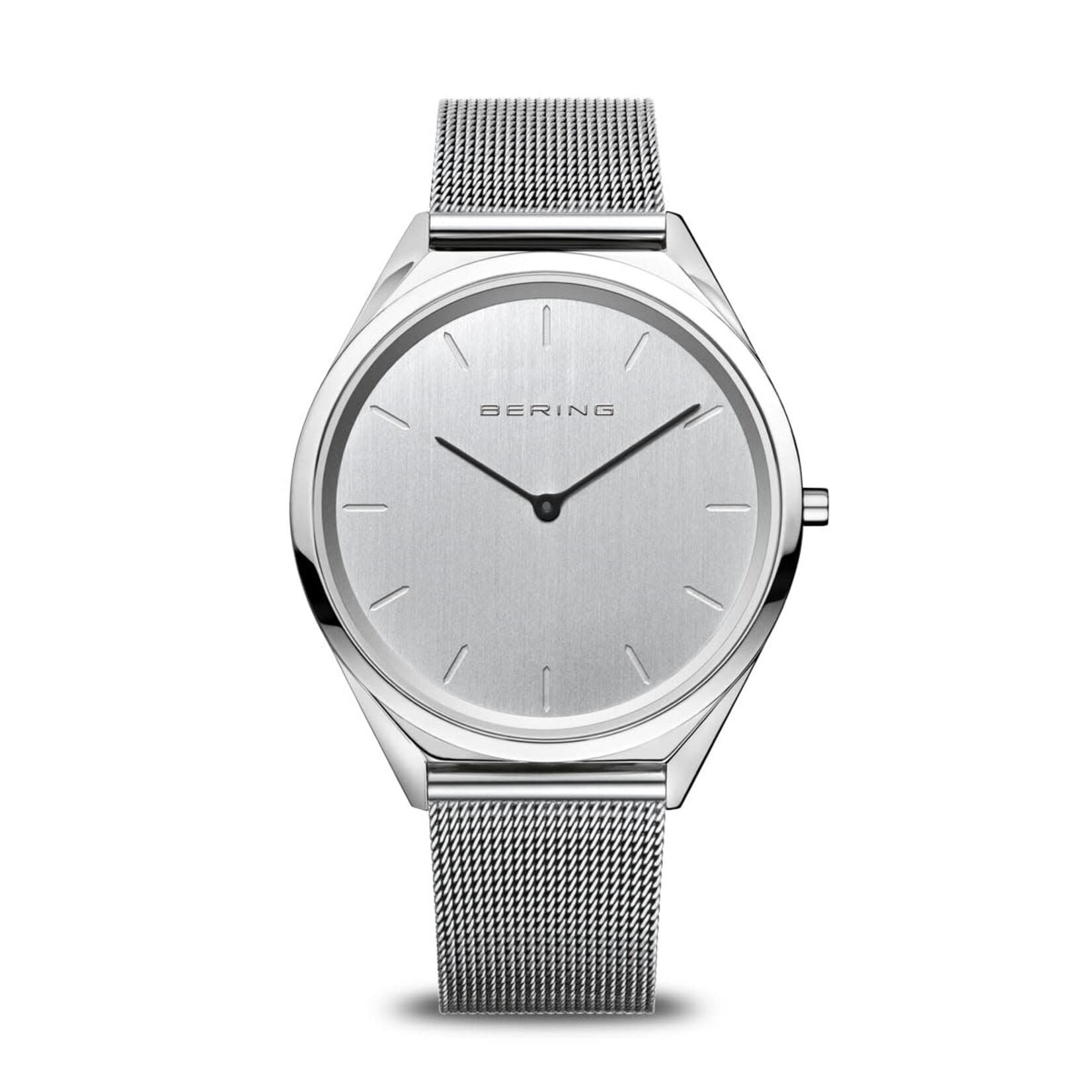Bering Large Face All Silver Watch