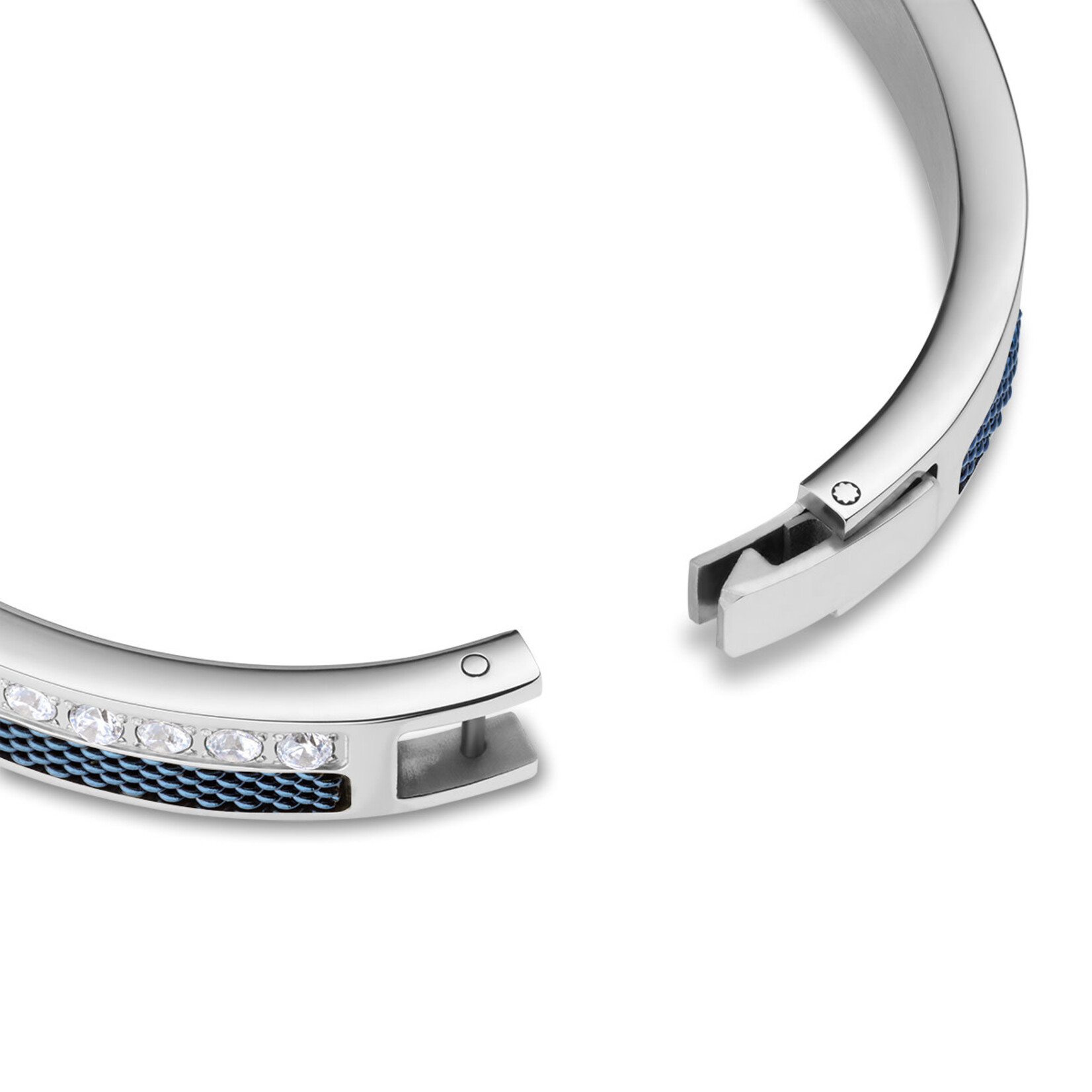 Bering Silver and Blue Bracelet