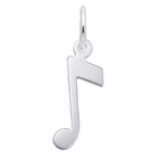 Rembrandt SS Music Note Charm