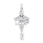 Rembrandt SS Licensed Practical Nurse Caduceus Charm