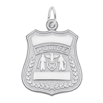 Rembrandt SS Police Badge Charm