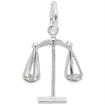 Rembrandt SS Scales of Justice Charm