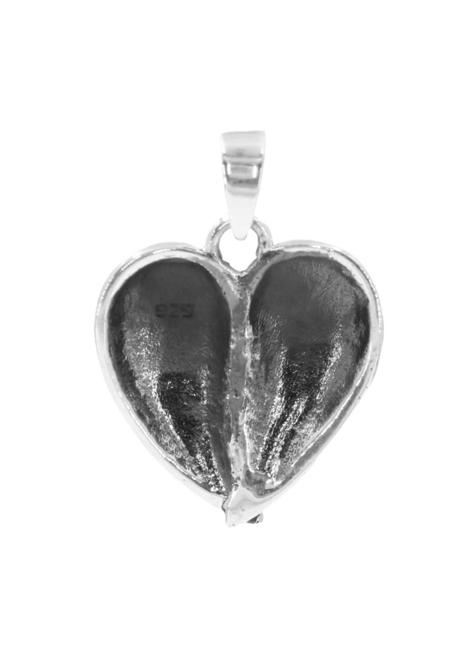 Trufili Vintage Inspired Heart Shaped Angel Wing Necklace