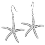 Alamea CZ Starfish Earrings