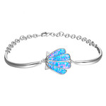 Alamea Pink Blue Opal Shell Bracelet