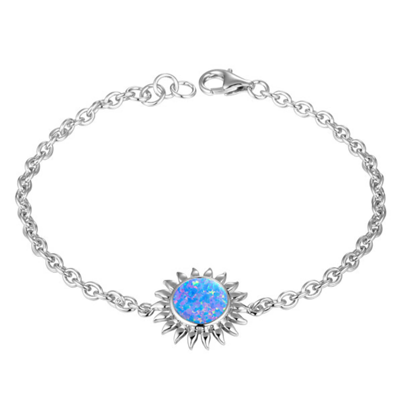 Alamea Pink Blue Opal Sun Bracelet