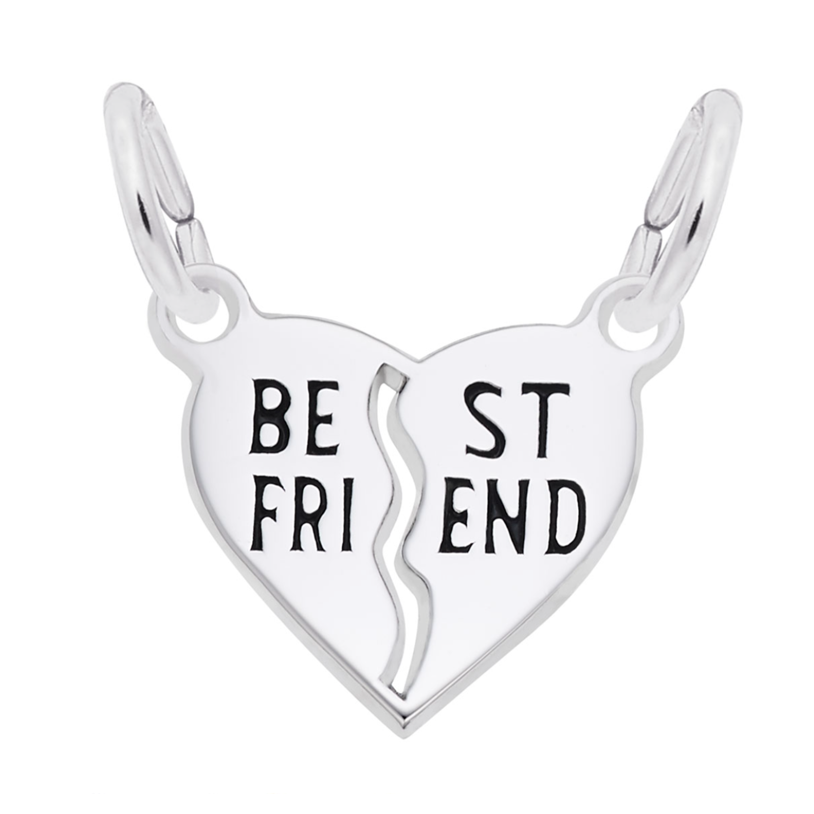 Rembrandt SS BFF Heart Charm