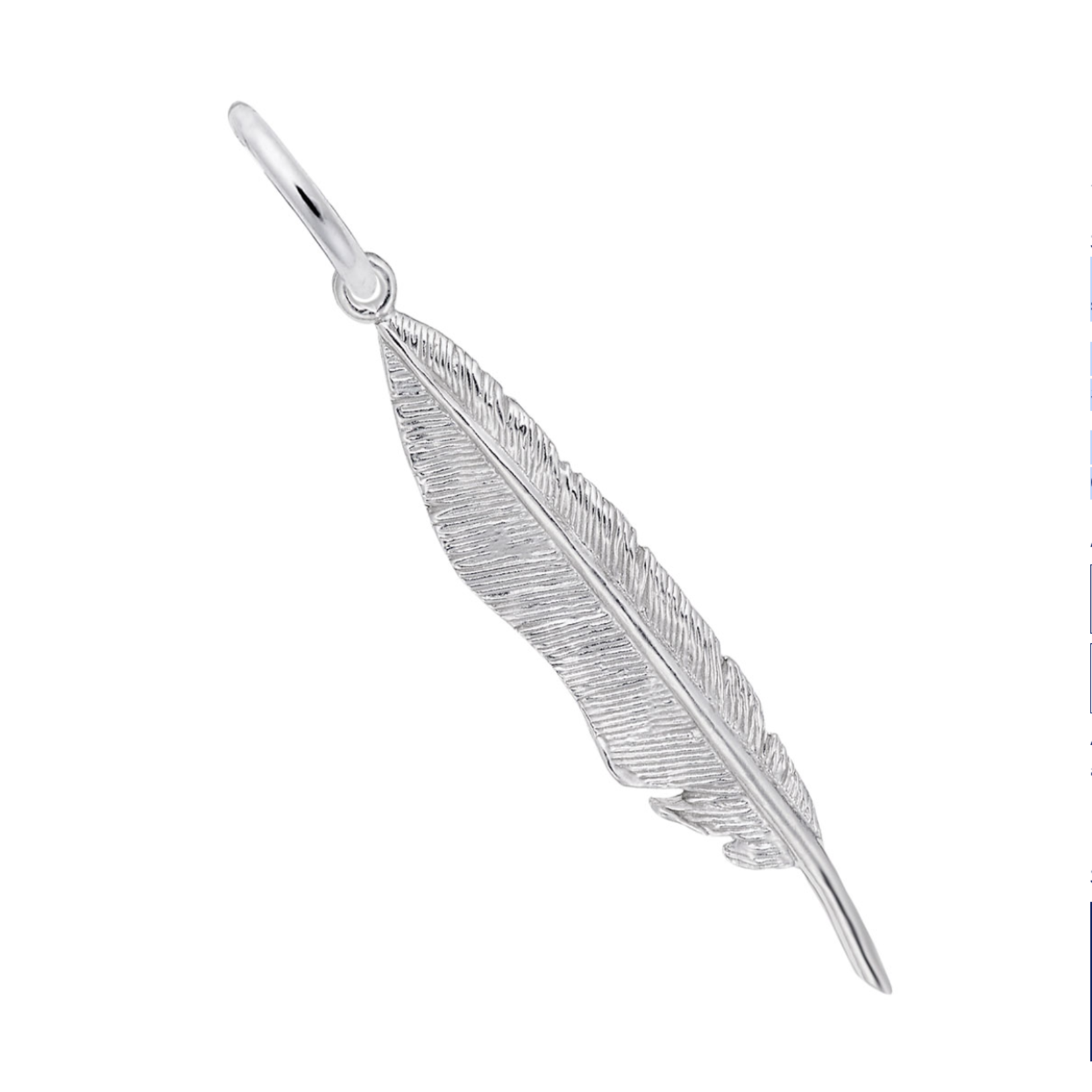 Rembrandt SS Feather Charm