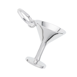 Rembrandt SS Martini Glass Charm