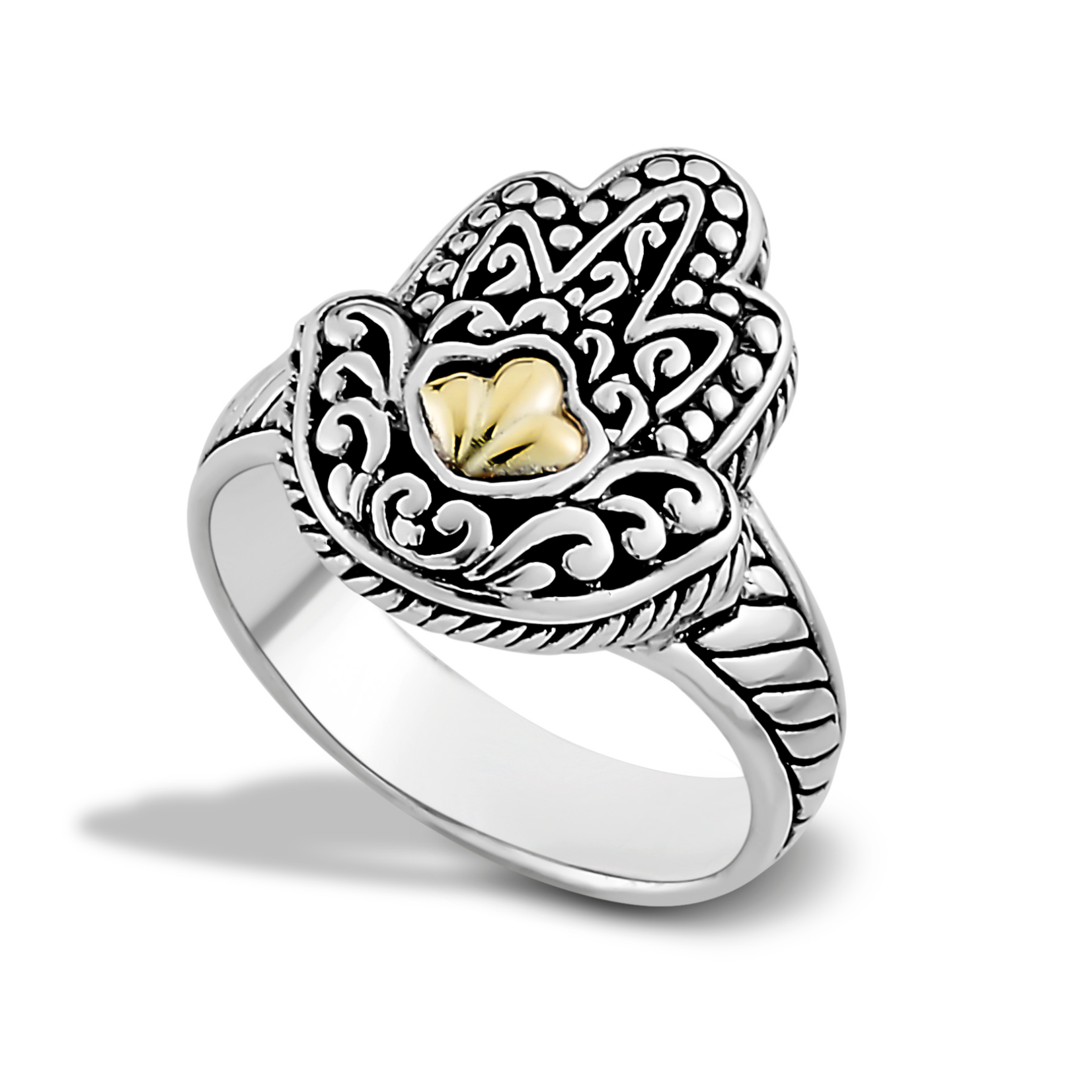 Hamsa ring shop sterling silver