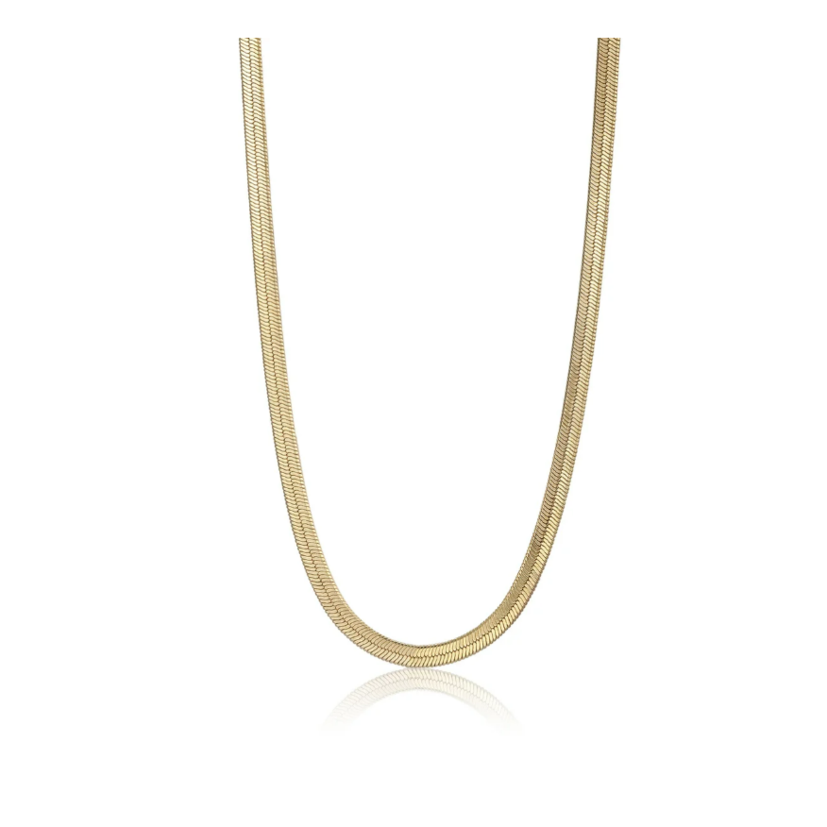 Ania Haie Flat Snake Chain Necklace