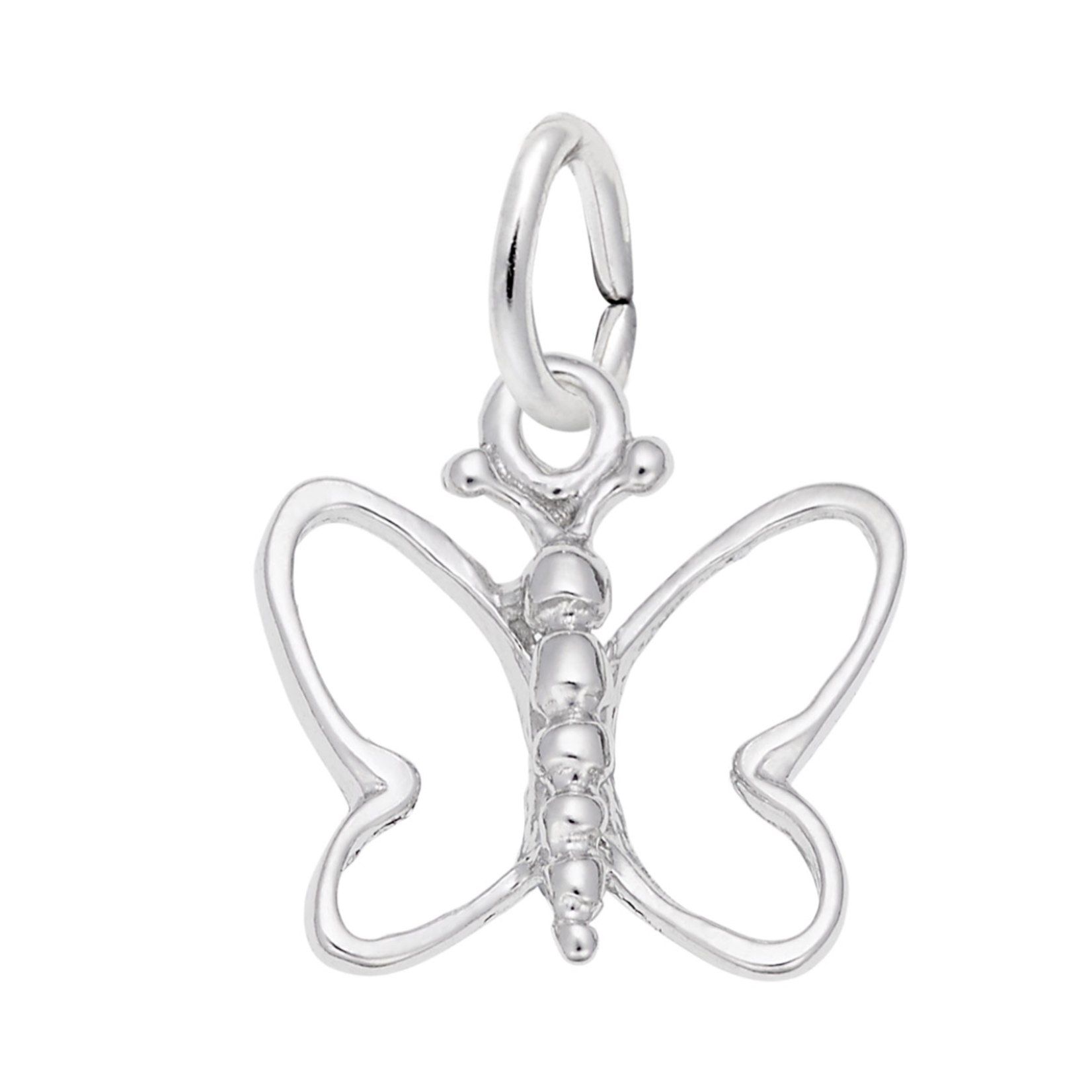 Rembrandt SS Small Open Wings Butterfly Charm