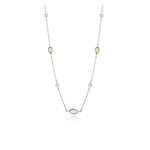 Ania Haie Opal Station Necklace Sterling Silver