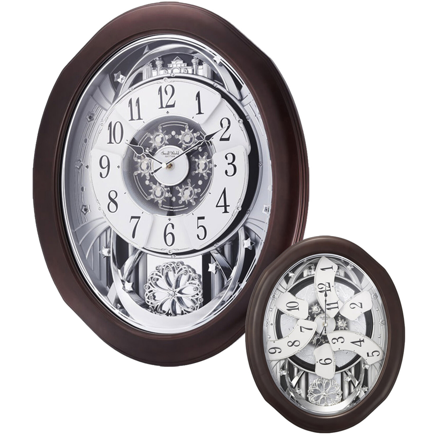 Anthology Espresso Solid Walnut Magic Motion Clock