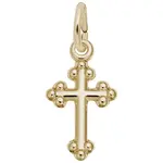 Rembrandt 10K Bottony Cross Charm