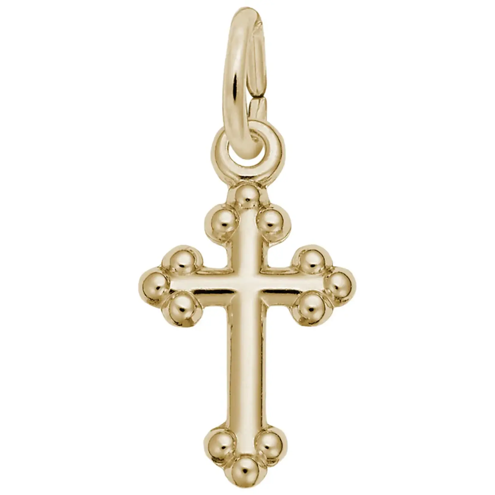 Rembrandt 10K Bottony Cross Charm