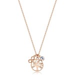 Brosway Stainless Steel Rose Gold Plated Tree of Life Necklace