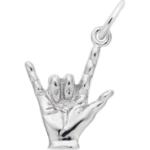 ILU Hand Sign Charm