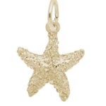 Rembrandt Gold Plated Lifelike Starfish Charm
