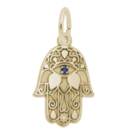 Rembrandt Gold Plated Hamsa Charm