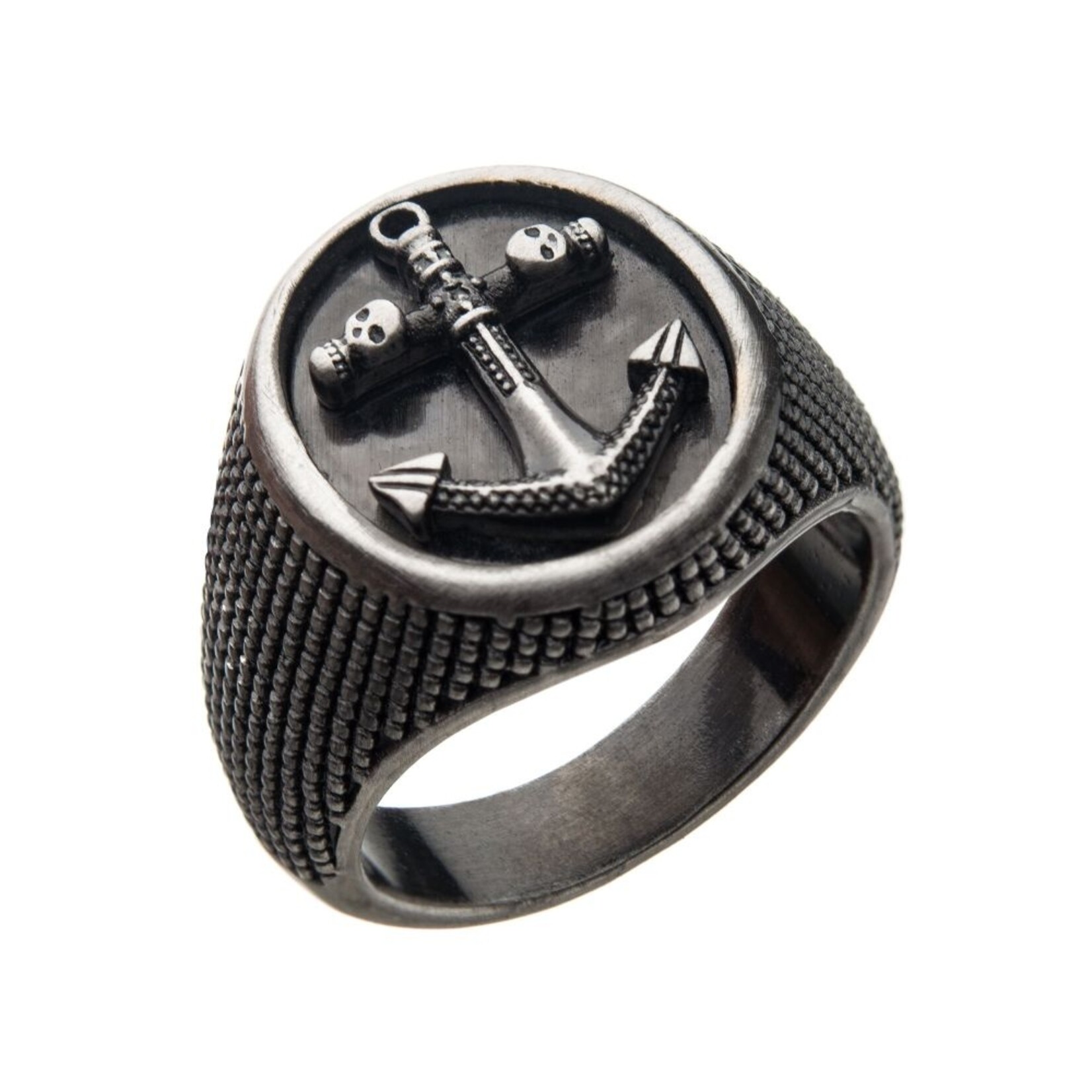 Inox Antiqued Steel Anchor Ring