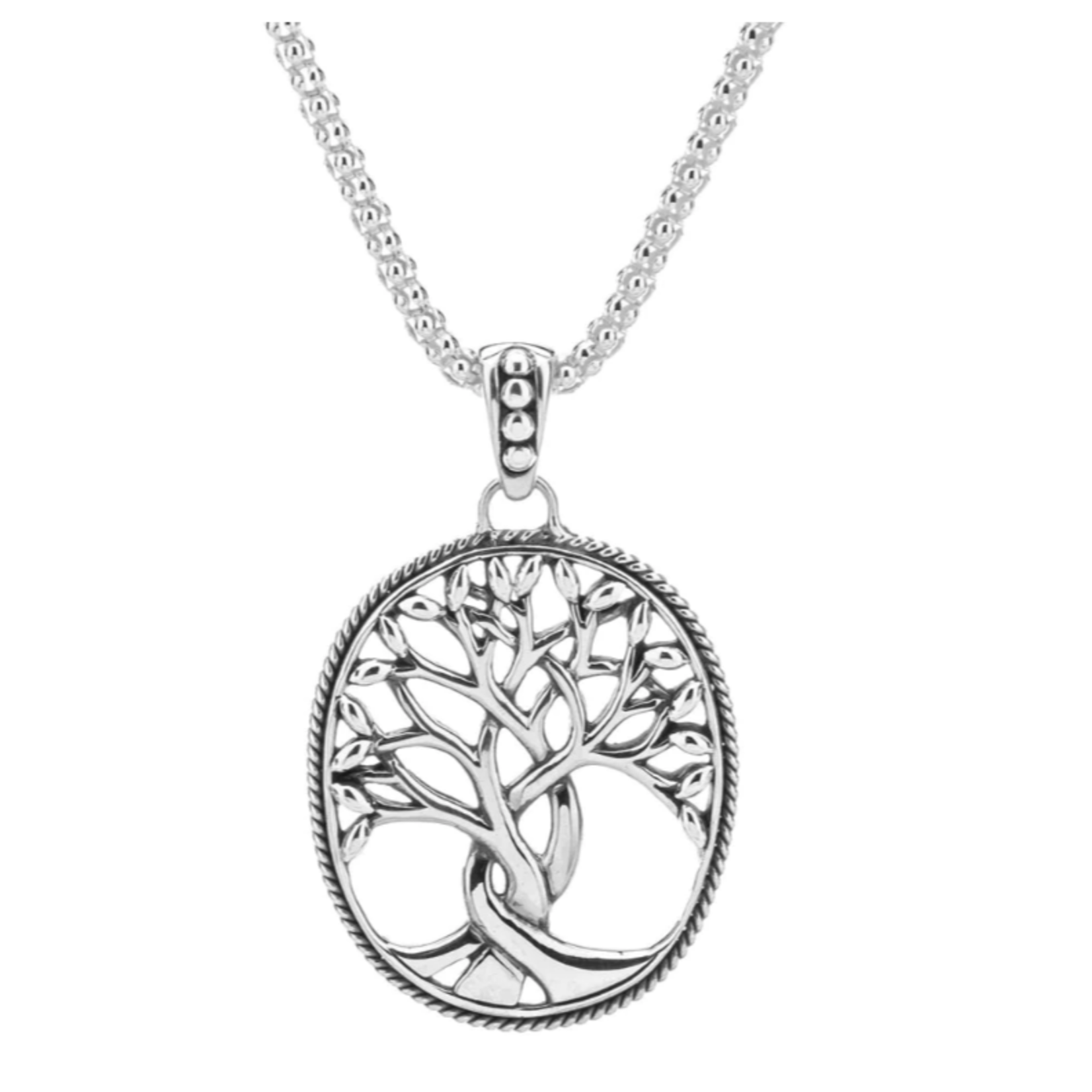 Keith Jack Silver Tree of Life Necklace