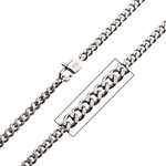 Inox 3.6mm Diamond Cut Chain - 22 inch