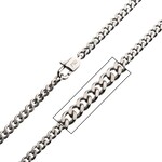Inox 3.6mm Diamond Cut Chain - 22"