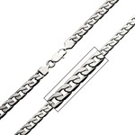 Inox Stainless Steel 7.5mm Figaro Chain - 24 inch