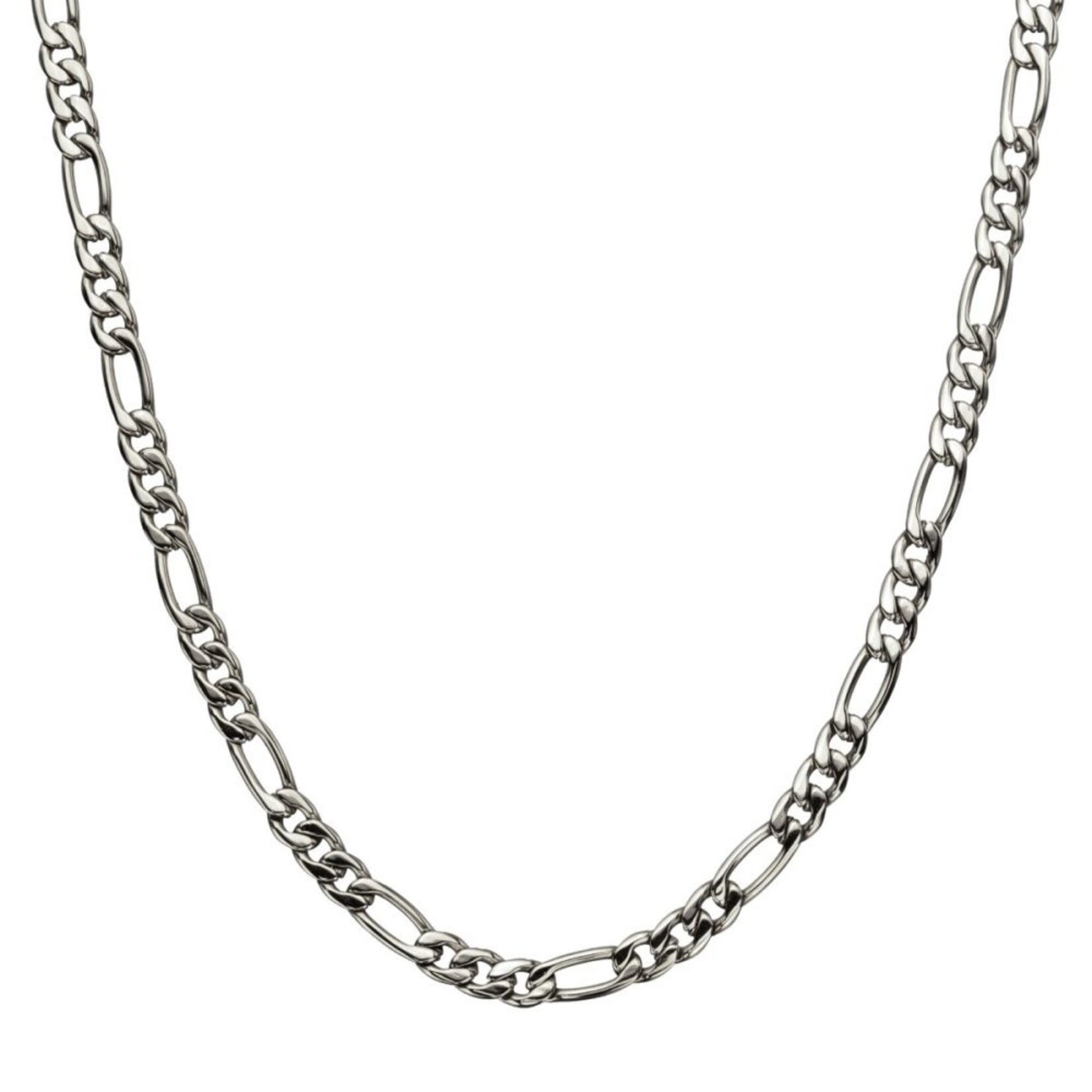 Inox 5.6mm Figaro Chain - 30 inch