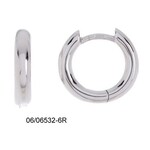 Breuning 2.5mm Rounded Polished Huggies