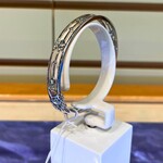 Breuning Modern Cut Out SS White Sapp. Blue Topaz Bracelet
