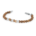 Brosway Stainless Steel Wooden Bead Bracelet
