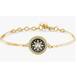 Brosway Stainless Steel Yellow Gold Sun Disc Bracelet